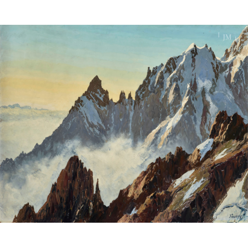 The Aiguille Noire de Peuterey, Mont Blanc, France